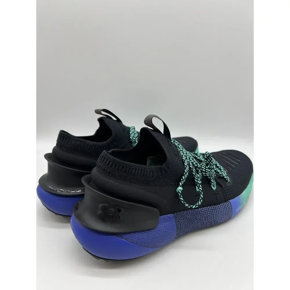 Under Armour HOVR Phantom 3 Running Shoes Black/Periwinkle 3026993-001 Men Sz 10